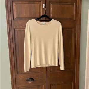 Banana Republic Beige Long Sleeve Top